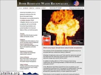 bombreceptacles.com