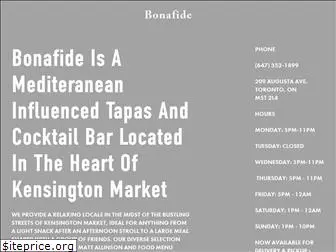 bonafide-restaurant.com
