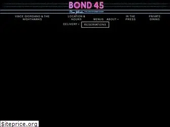 bond45ny.com