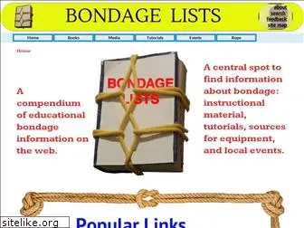 bondagelists.com
