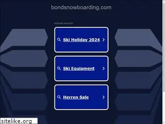 bondsnowboarding.com