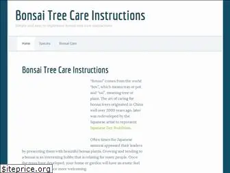 bonsaitreecareinstructions.com