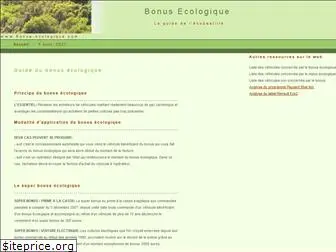 bonus-ecologique.com