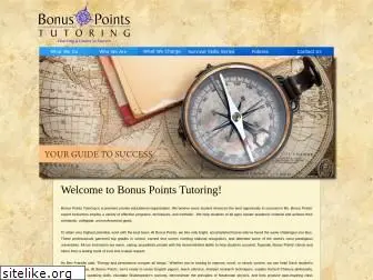 bonuspointstutoring.com