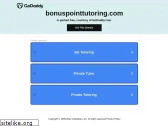 bonuspointtutoring.com