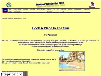 bookaplaceinthesun.com