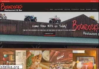 boondocksrestaurantandbar.com