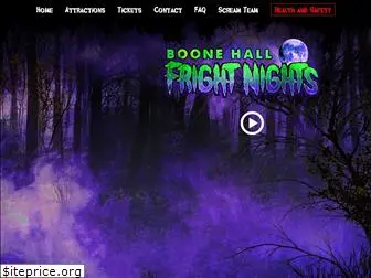boonehallfrightnights.com
