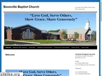 boonvillebaptistchurch.org
