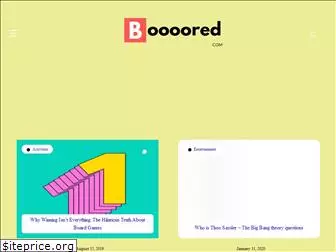 boooored.com