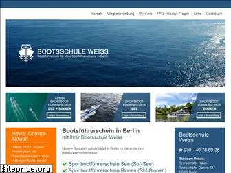 bootsschule-weiss.de