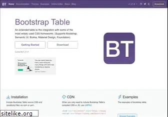 bootstrap-table.com