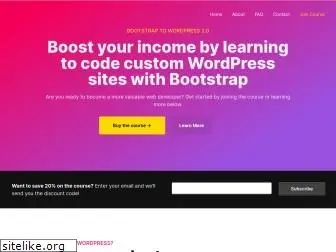 bootstraptowordpress.com