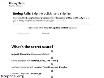 boringrails.com