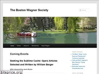 bostonwagnersociety.org