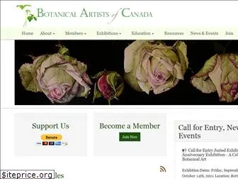 botanicalartistsofcanada.org