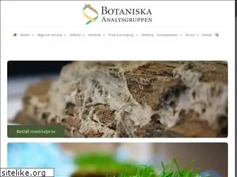 botaniskanalys.se