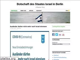 botschaftisrael.de