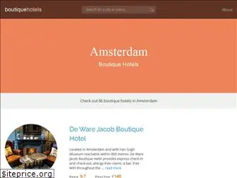 boutiquehotels-amsterdam.com