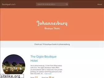 boutiquehotels-johannesburg.com