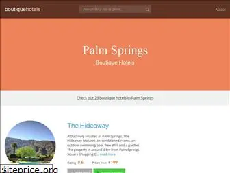 boutiquehotels-palmsprings.com