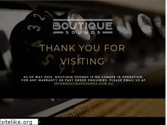 www.boutiquesounds.com.au