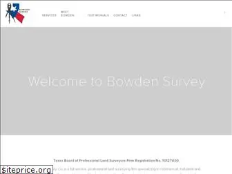 bowdensurvey.com