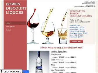bowenliquors.com