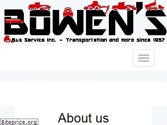 bowensbusinc.com