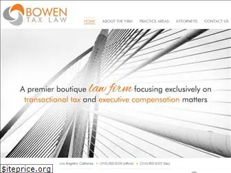 bowentaxlaw.com