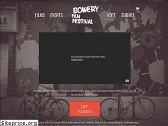 boweryfilmfestival.com