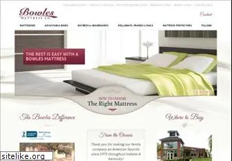 bowlesmattress.com