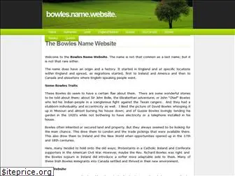 bowlesname.net
