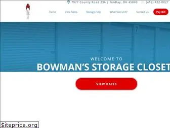 bowmanstorageclosets.com