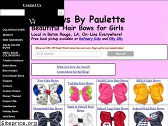 bowsbypaulette.com