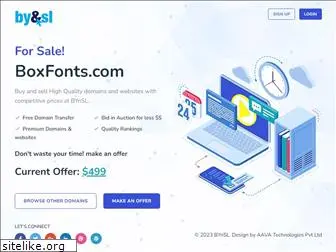 boxfonts.com