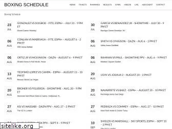 boxingschedule.co