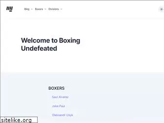 boxingundefeated.com