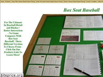 boxseatbaseball.com