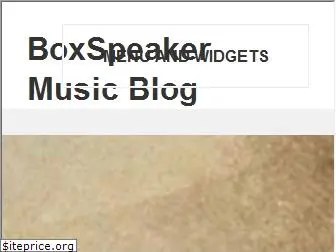 boxspeakermusic.com