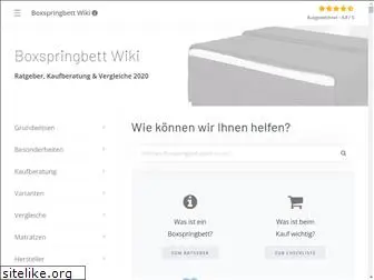 boxspringbett-wiki.de