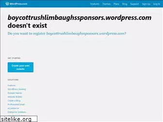 boycottrushlimbaughssponsors.com