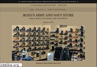 bozosarmyandnavy.com