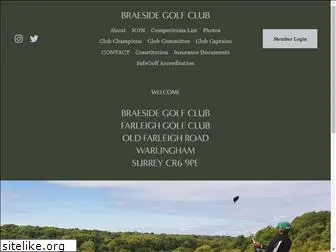 braesidegolfclub.com