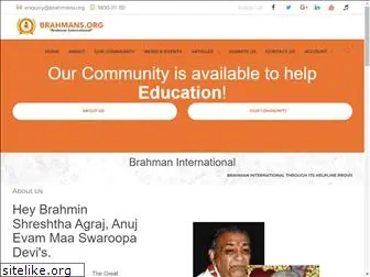brahmans.org