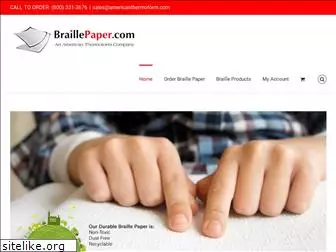 braillepaper.com
