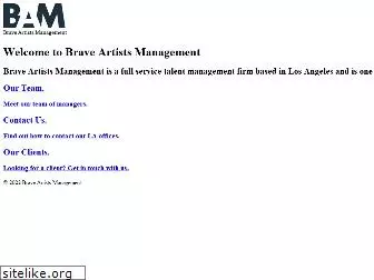 braveartistsmanagement.com