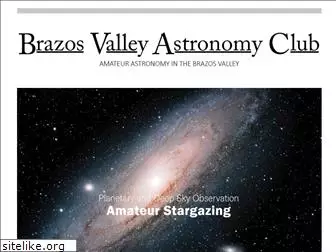 brazosvalleyastronomyclub.org