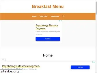 breakfast-menu.website