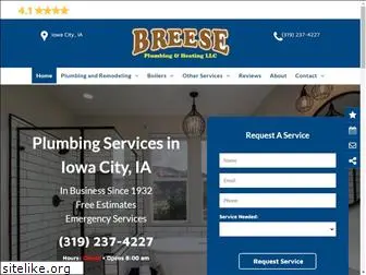 breeseplumbingandheating.com